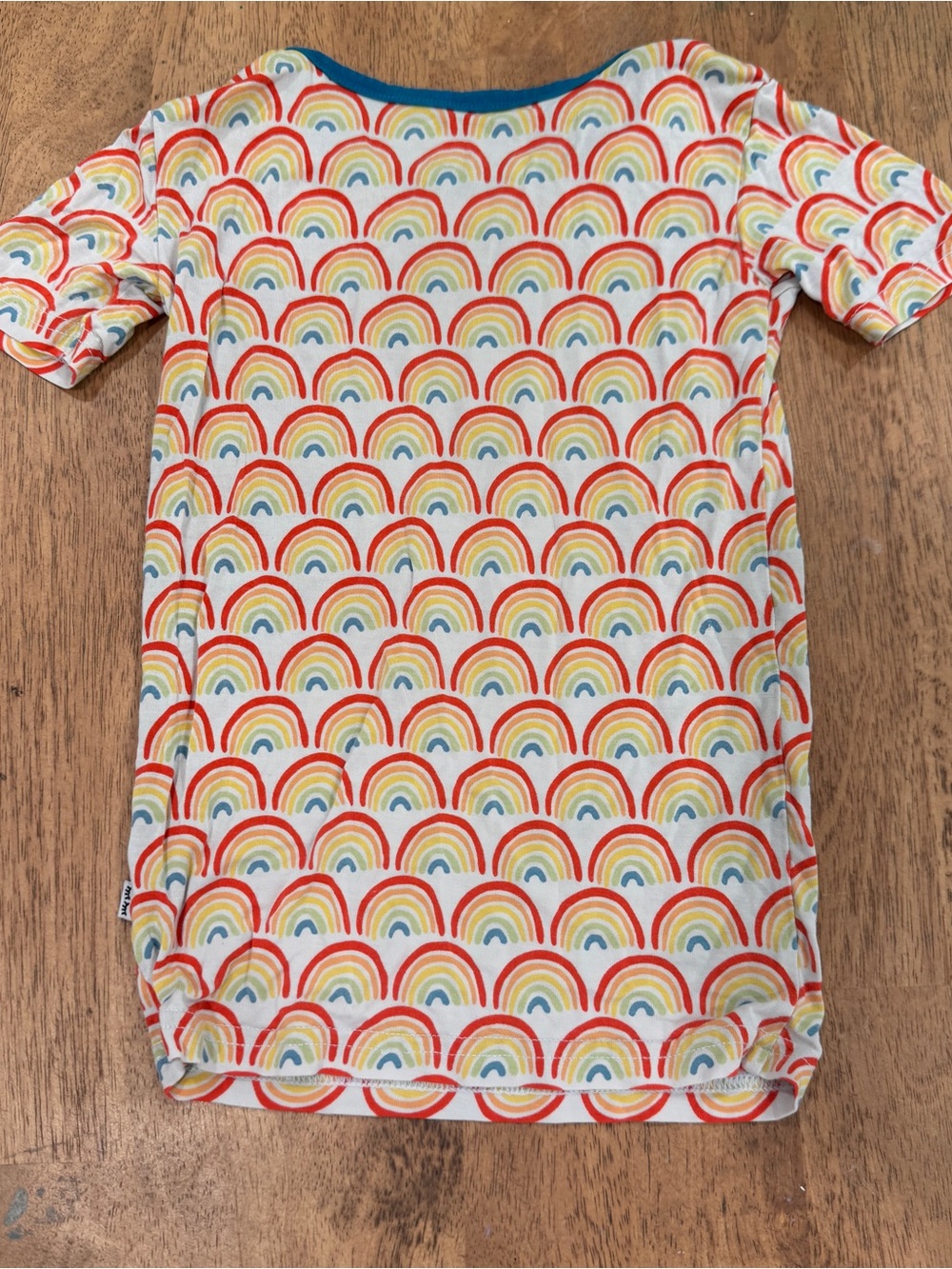 Little Sleepies Rainbow Pajama Set Kids 4T Colorful 2 Piece Bamboo - Picture 5 of 6